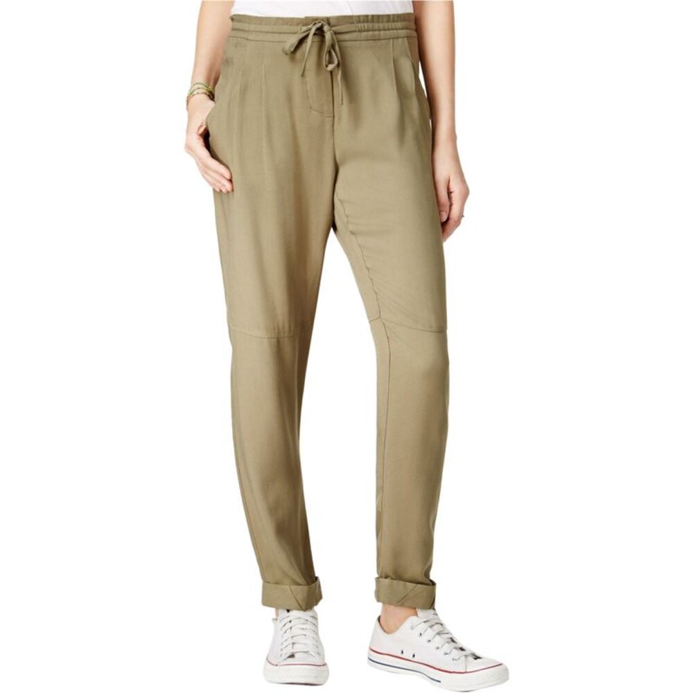 American Rag Womens Juniors Ruffled Straight Leg Casual Pants, NWT